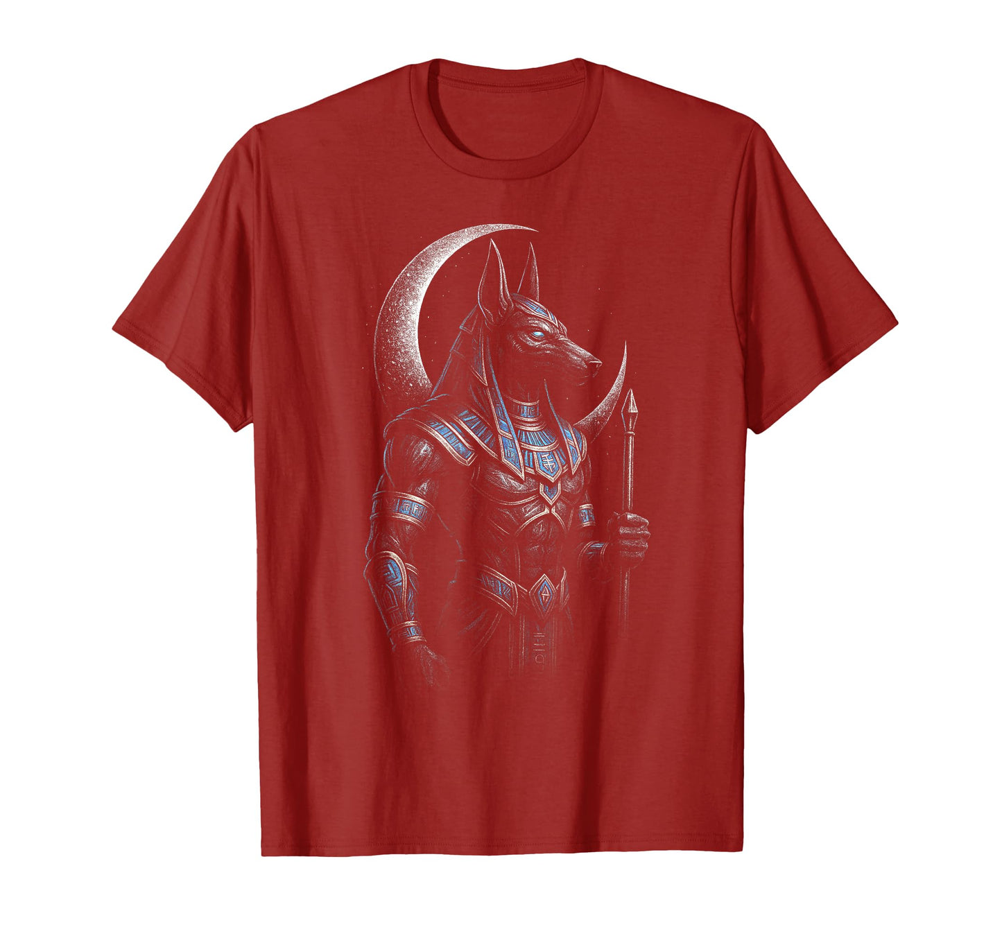 Anubis Egyptian Mythology Warrior God Cosmic T-Shirt