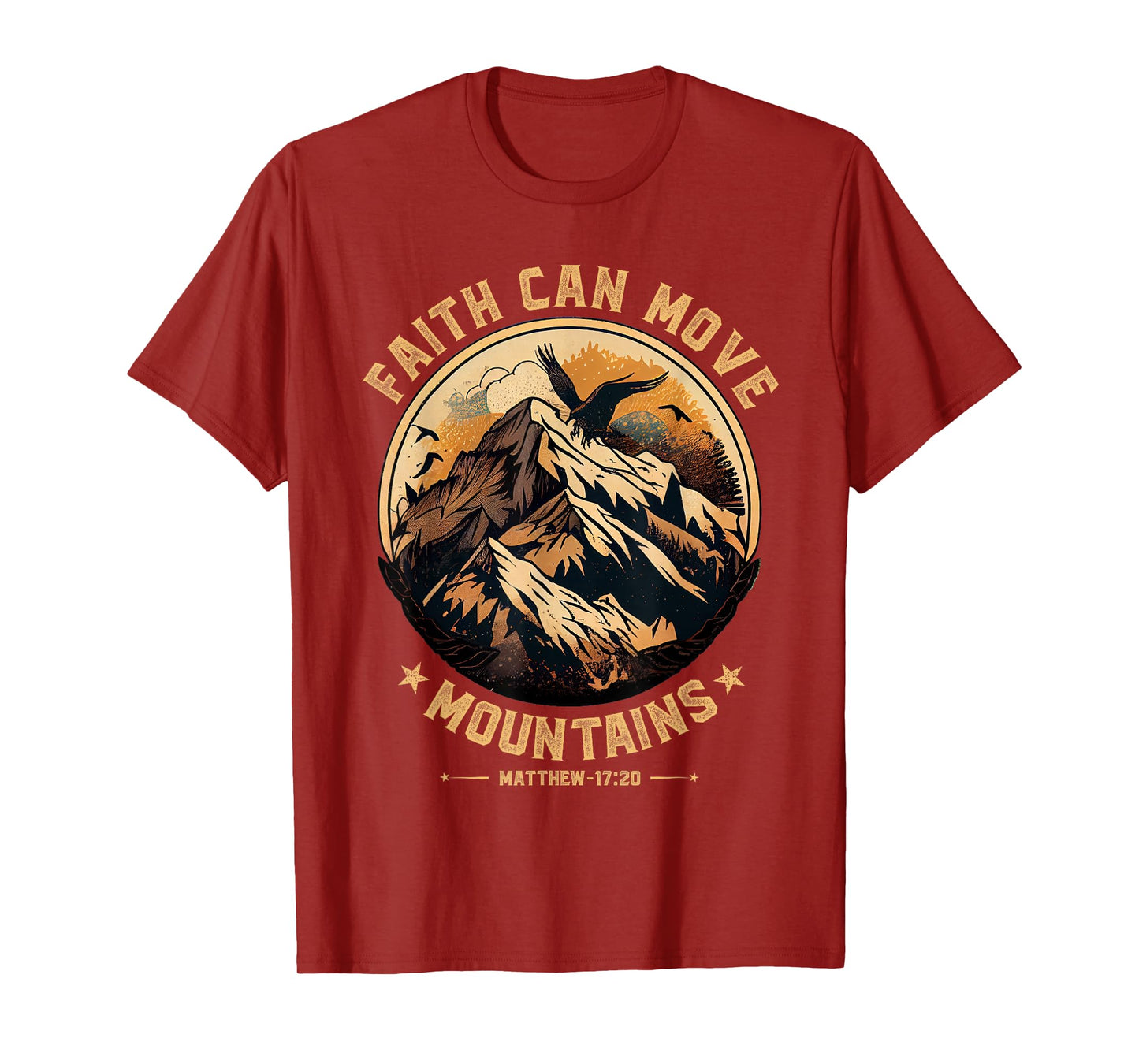 Faith Can Move Mountains Shirt Christian Men Women Kids T-Shirt