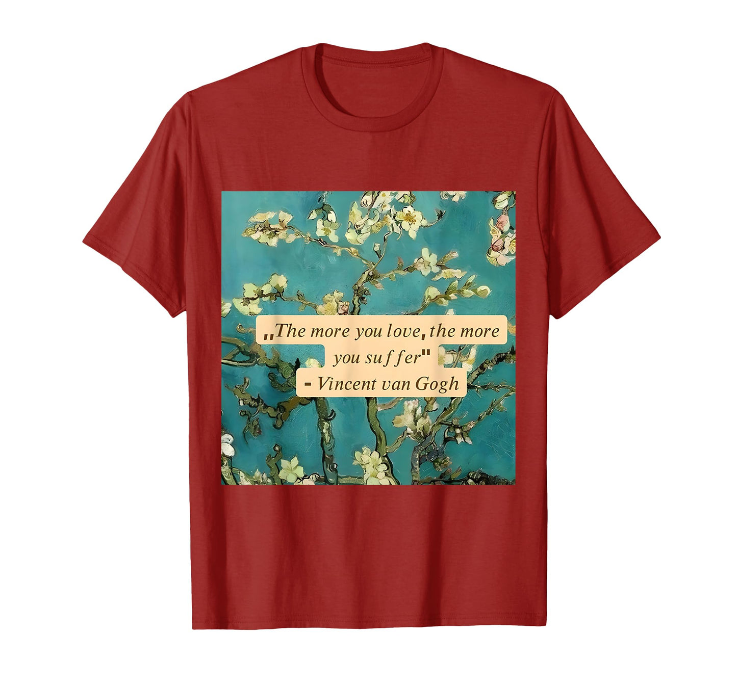 Almond Blossom Vincent Van Gogh Fans Famous Artist Tribute T-Shirt
