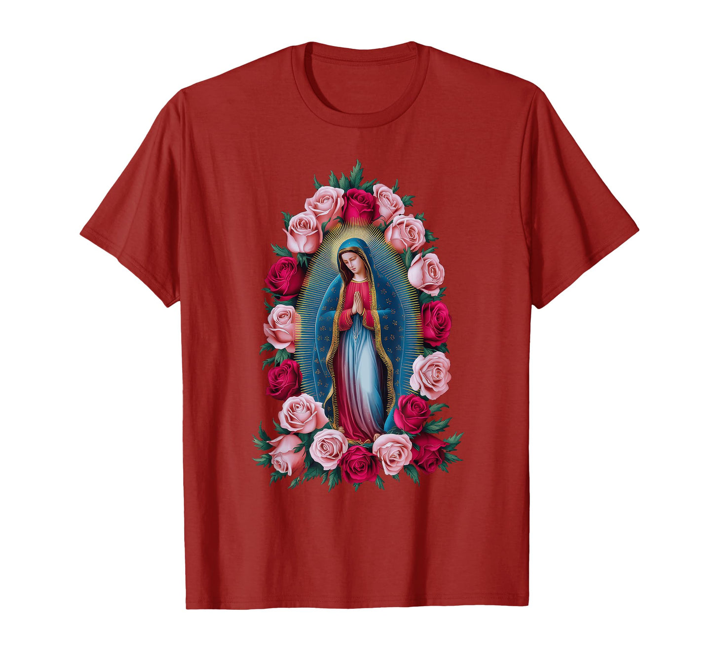 Our Lady Virgin Mary Guadalupe Christian Catholic T-Shirt
