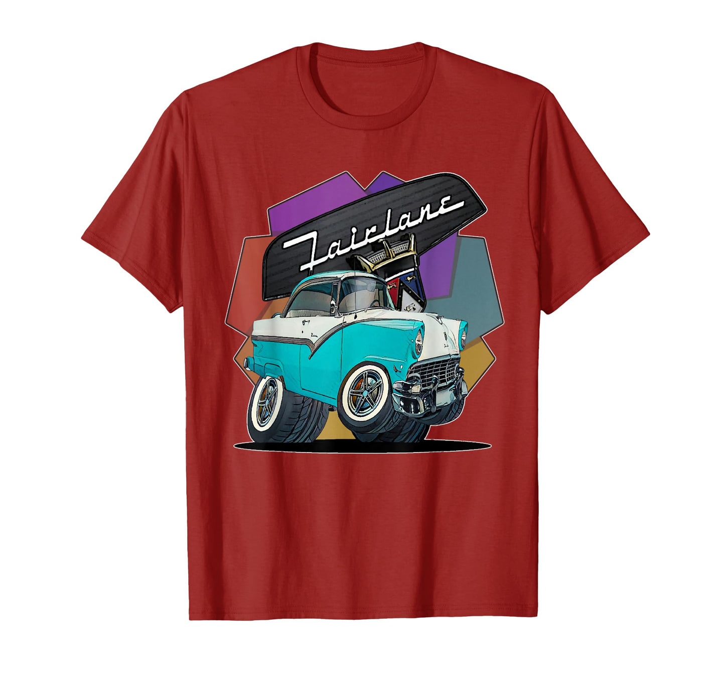 1956 56 fairlane, classic car art T-Shirt