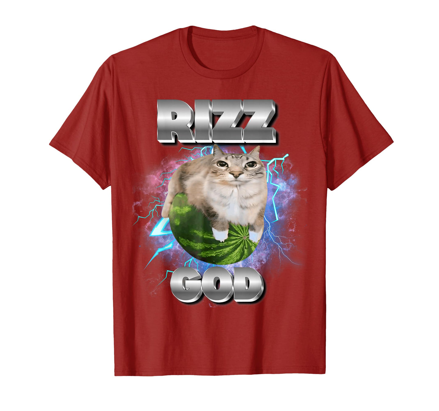 Rizz God Cat Meme Funny Memes Internet Memes Gen-Z Memes Kid T-Shirt