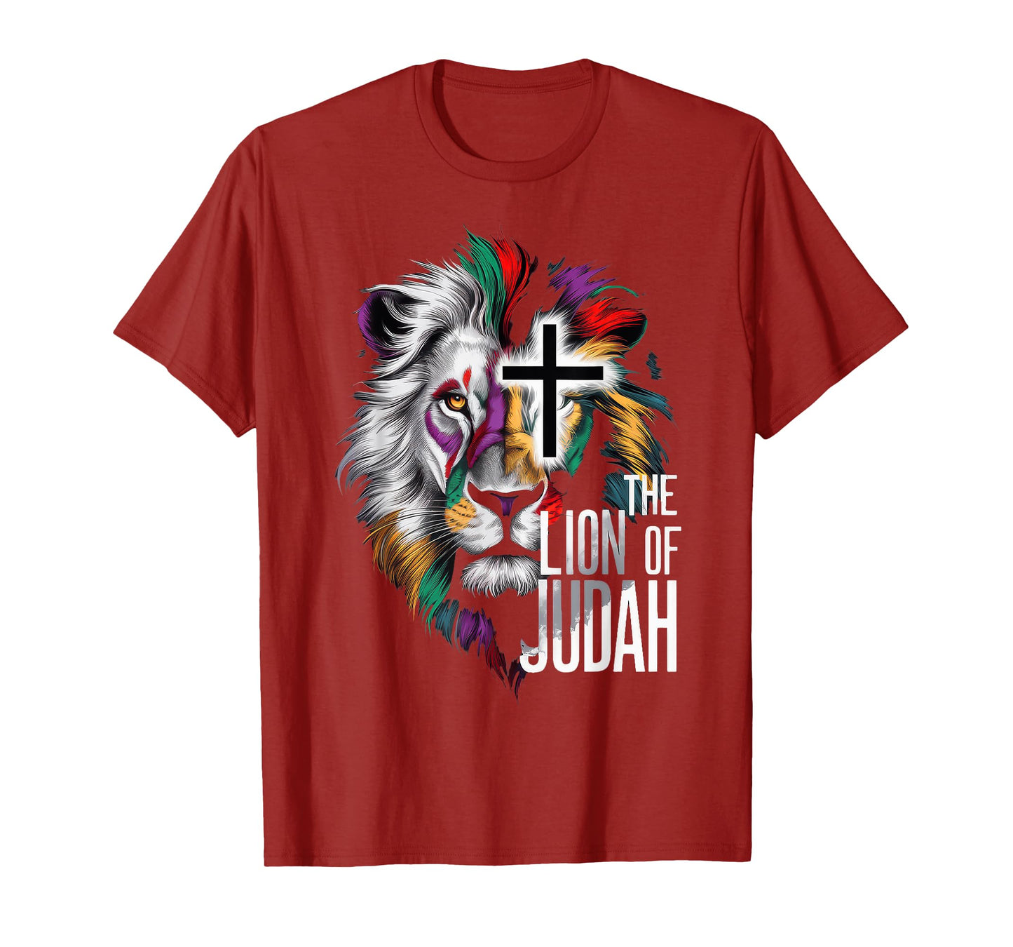 Jesus Lion of Judah Christian Faith for Men and Women T-Shirt
