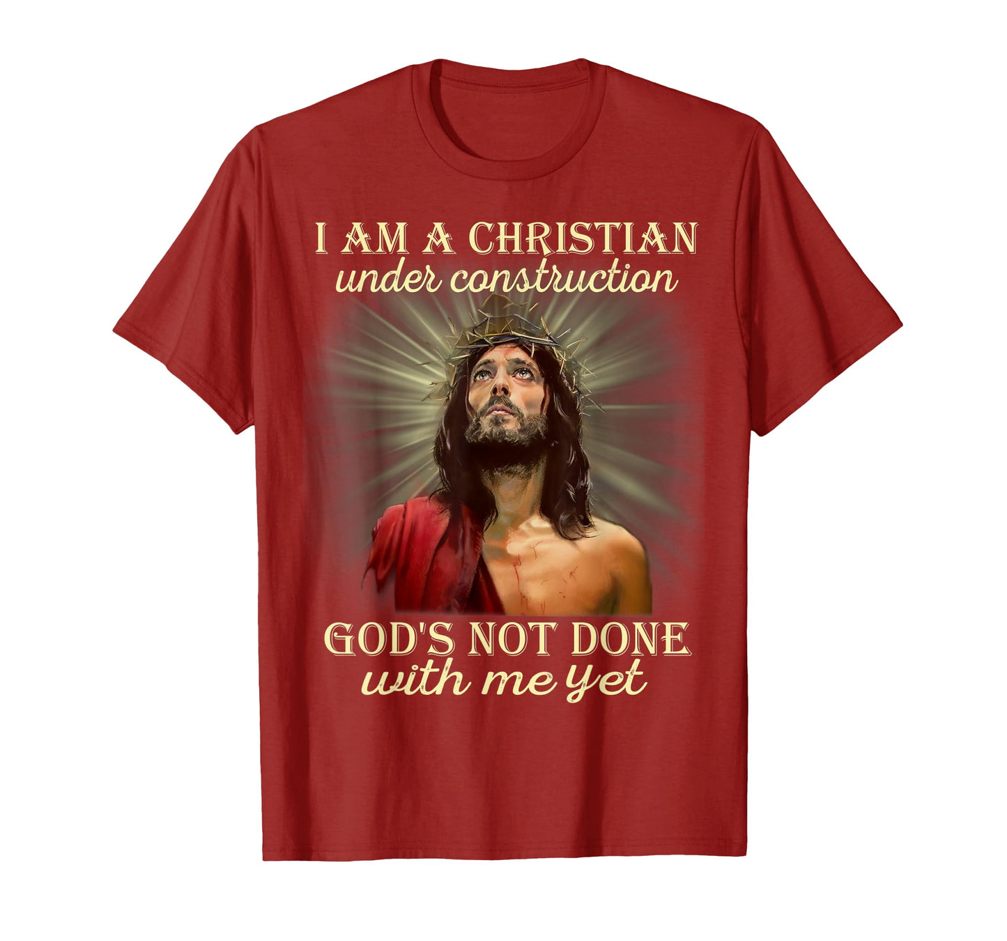 I Am A Christian Under Construction, Christian Costume T-Shirt