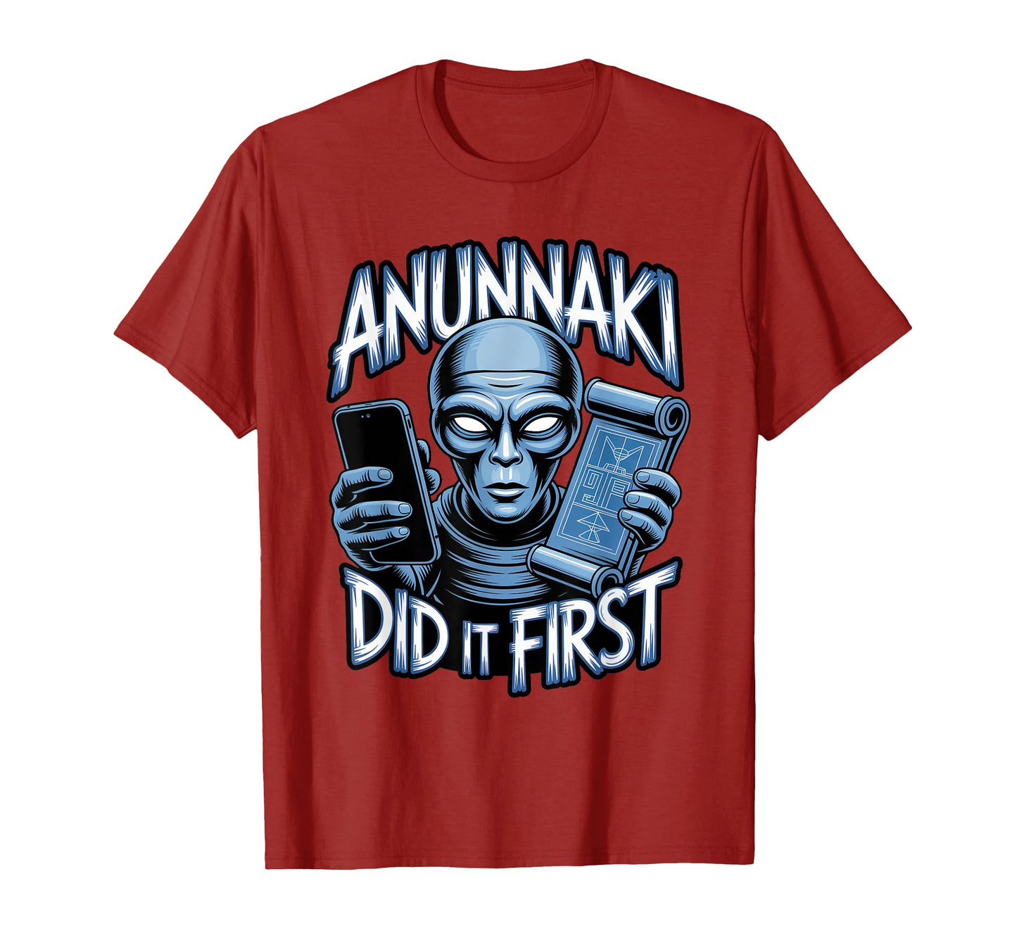 Anunnaki Did It First Enki Enlil Ancient Astronaut Race T-Shirt