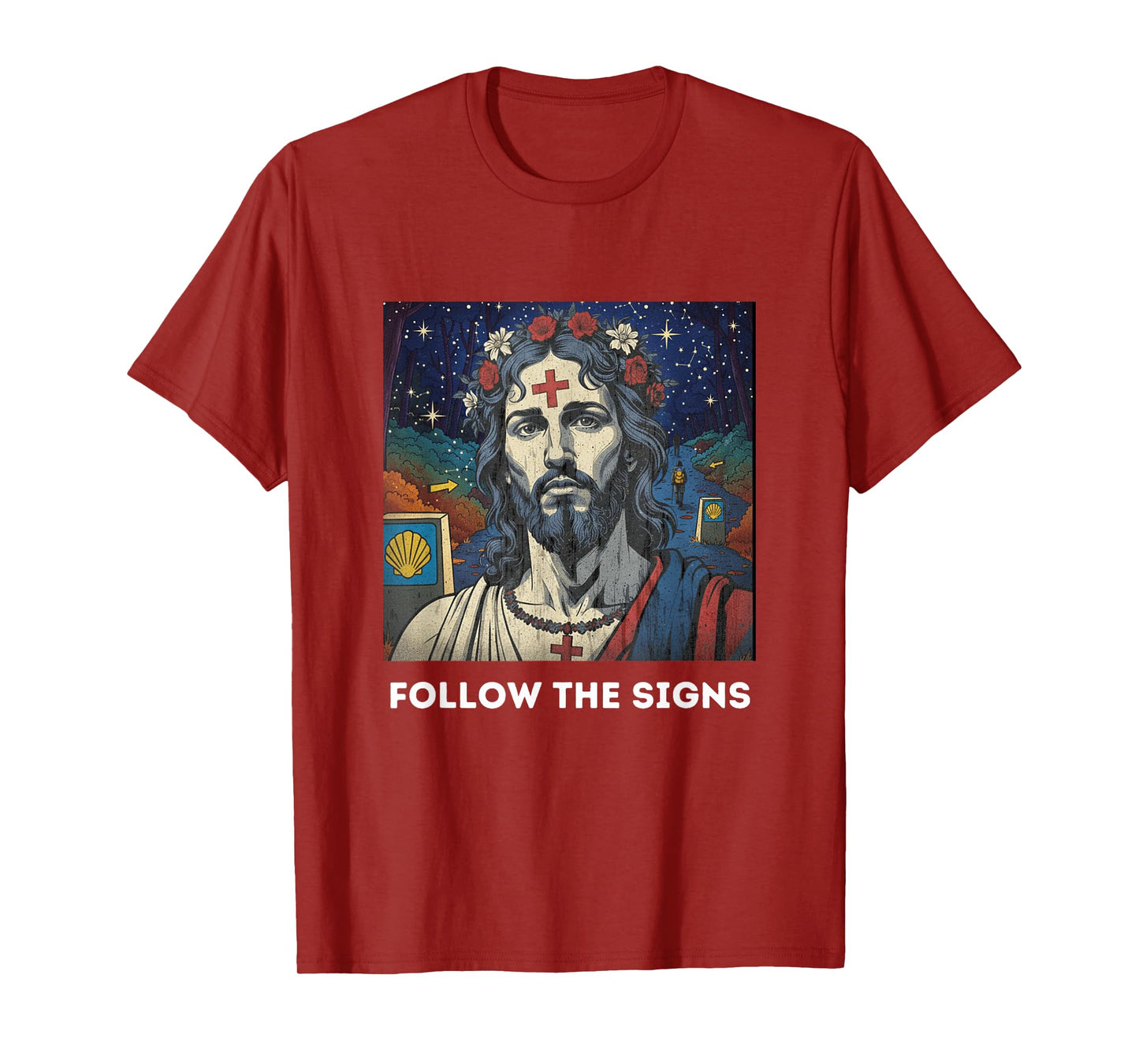 The Signs |The Camino de Santiago Jesus T-Shirt