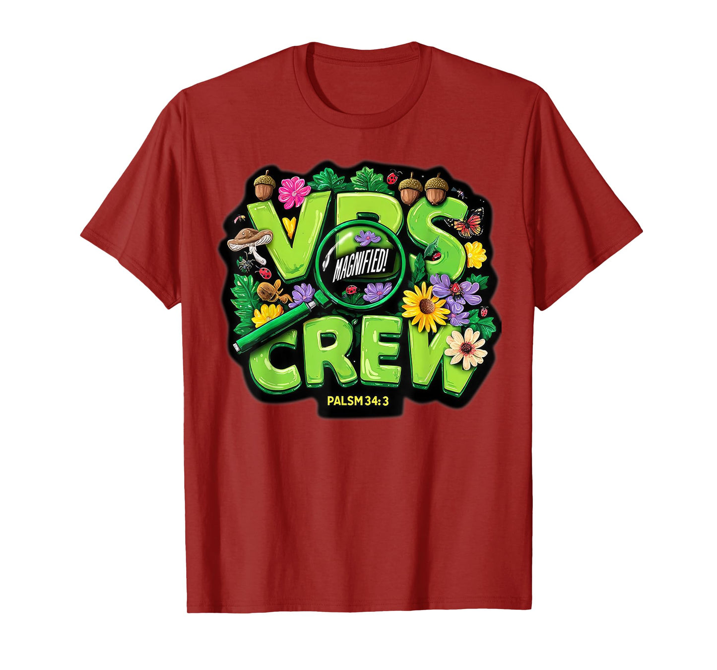 VBS Crew Magnified VBS 2025 Smallest Insects Christian T-Shirt