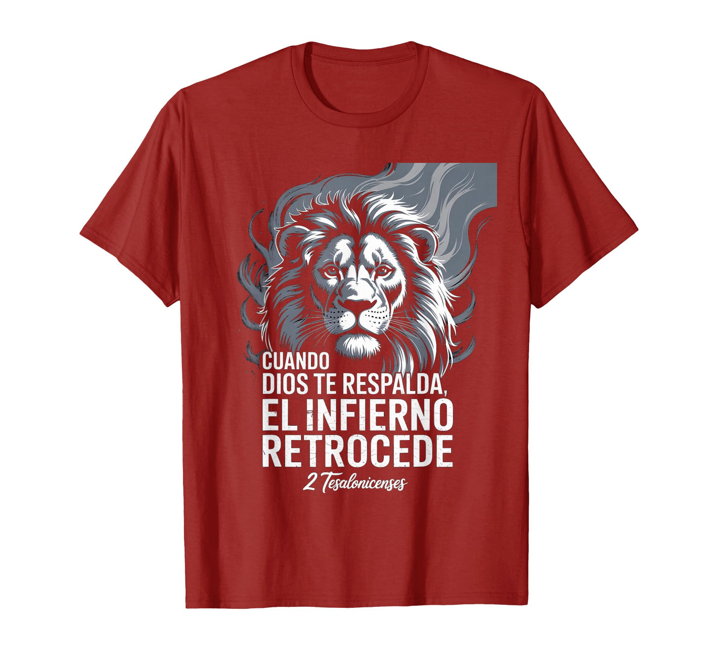 Cuando Dios Te Respalda el Infierno Retrocede – Verse T-Shirt