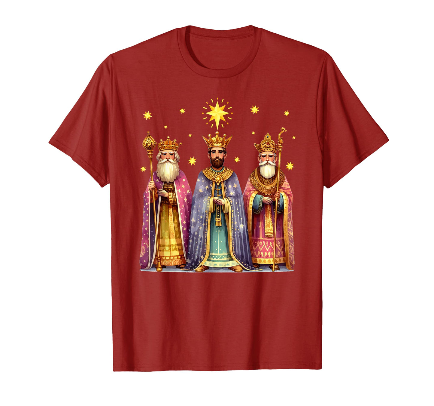 Feliz Dia De Reyes Epiphany Three Kings Day Los Reyes Magos T-Shirt