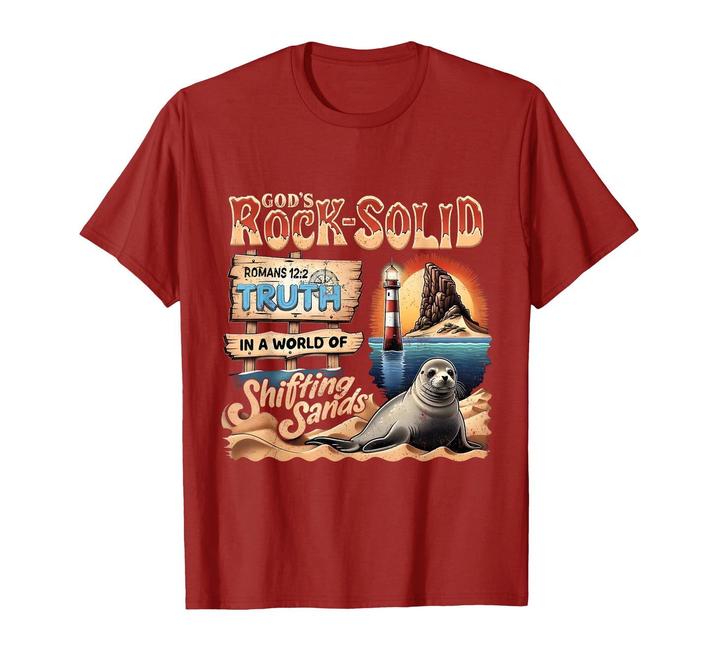 God's Rock Solid Truth Shifting Sands VBS 2025 T-Shirt