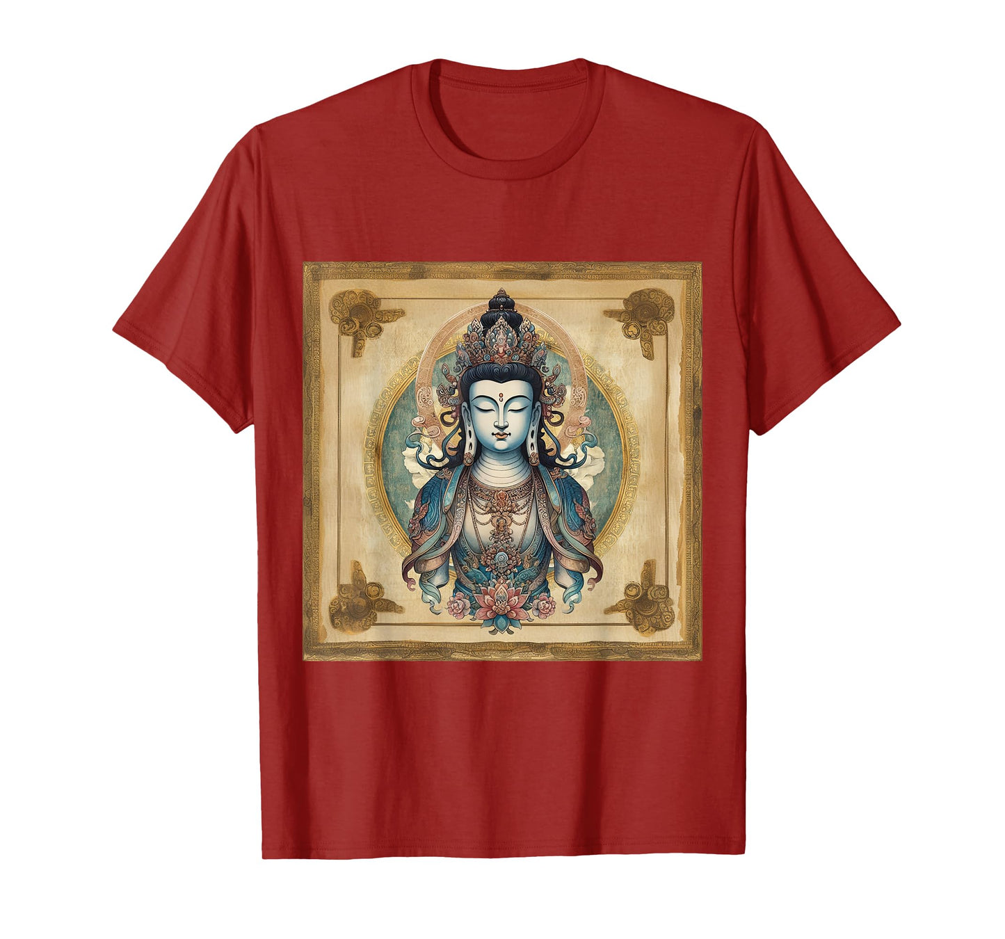 Avalokiteshvara Ancient Tibetan Buddhism Chenrezig Deity T-Shirt