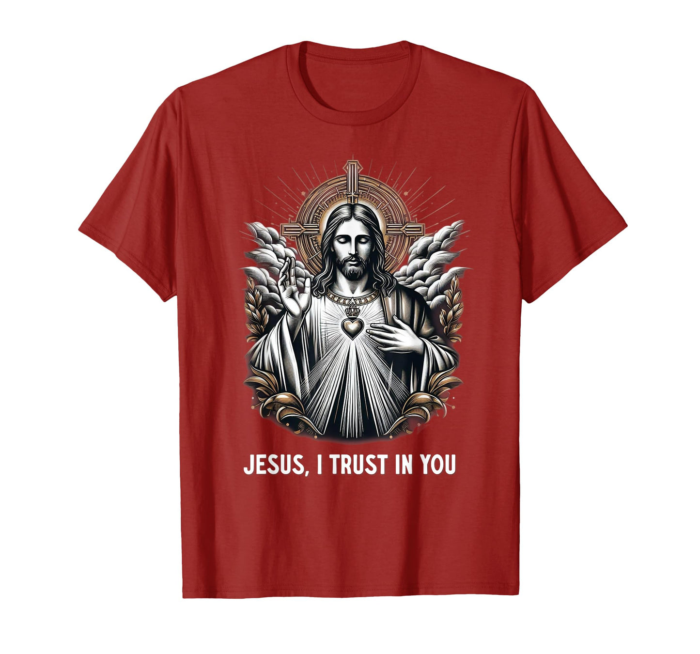 Jesus I Trust In You Divine Mercy Catholic T-Shirt