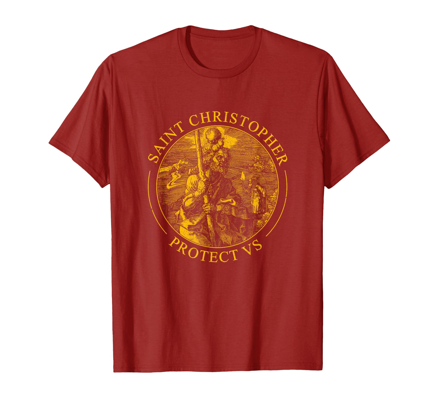 San Cristóbal Travel Patron Saint Christopher Protect Us T-Shirt