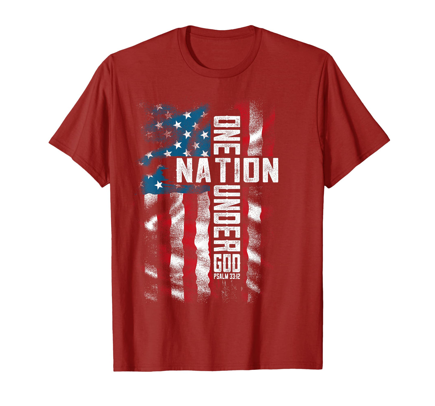 christian men , bible verse faith , patriotic 4th of july T-Shirt