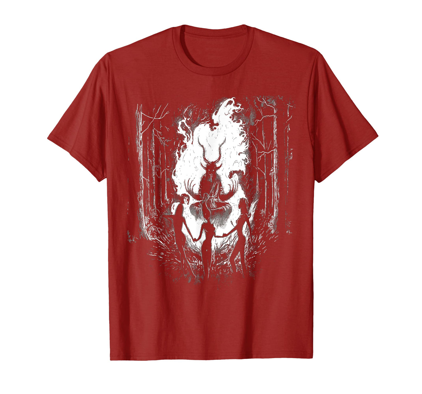Witches Dancing With Baphomet Occult Witch Gothic Sabbath T-Shirt