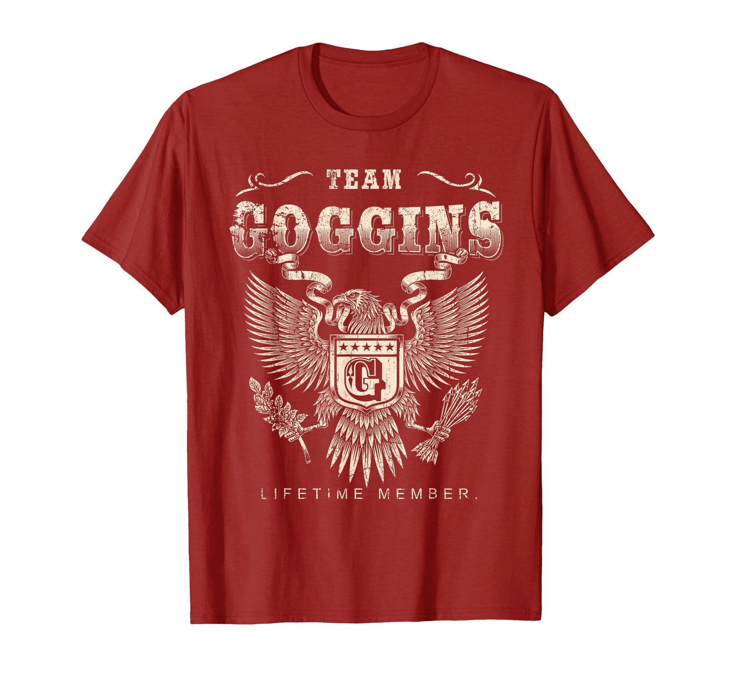 Team Goggins Family Name Lifetime Member T-Shirt T-Shirt