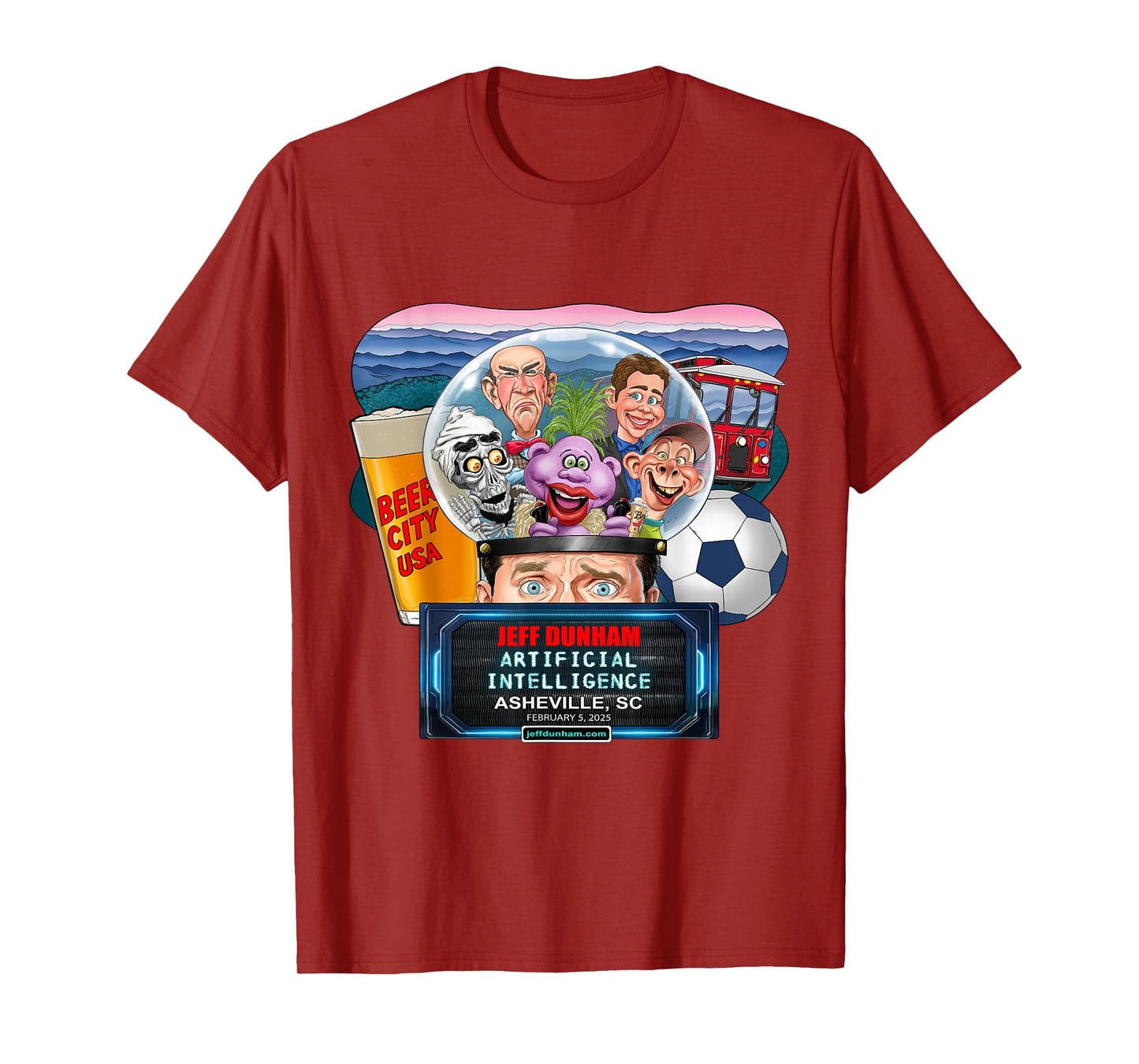 Jeff Dunham Asheville, SC (2025) T-Shirt