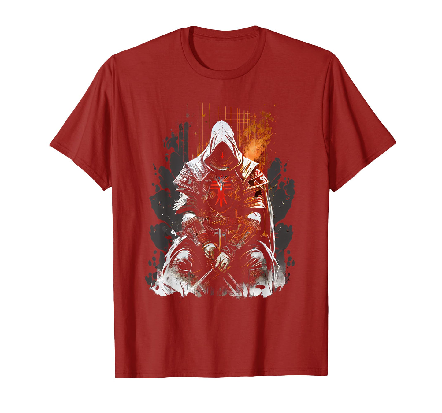 Knight Templar Kneeling Crusader Templar Warrior Of Christ T-Shirt