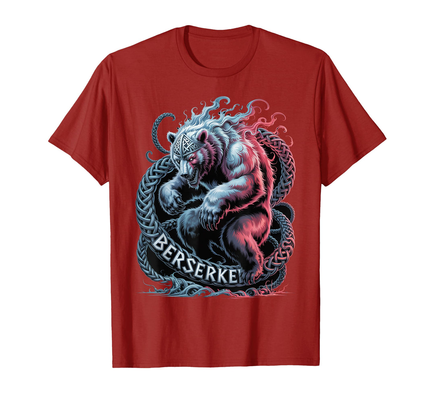 Epic Nordic Mythology - Viking Berserker - Norse Knotwork T-Shirt