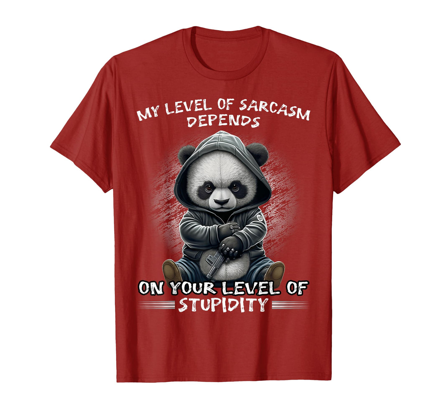 My Level of Sarcasm Depends Funny Sarcastic Quote T-Shirt