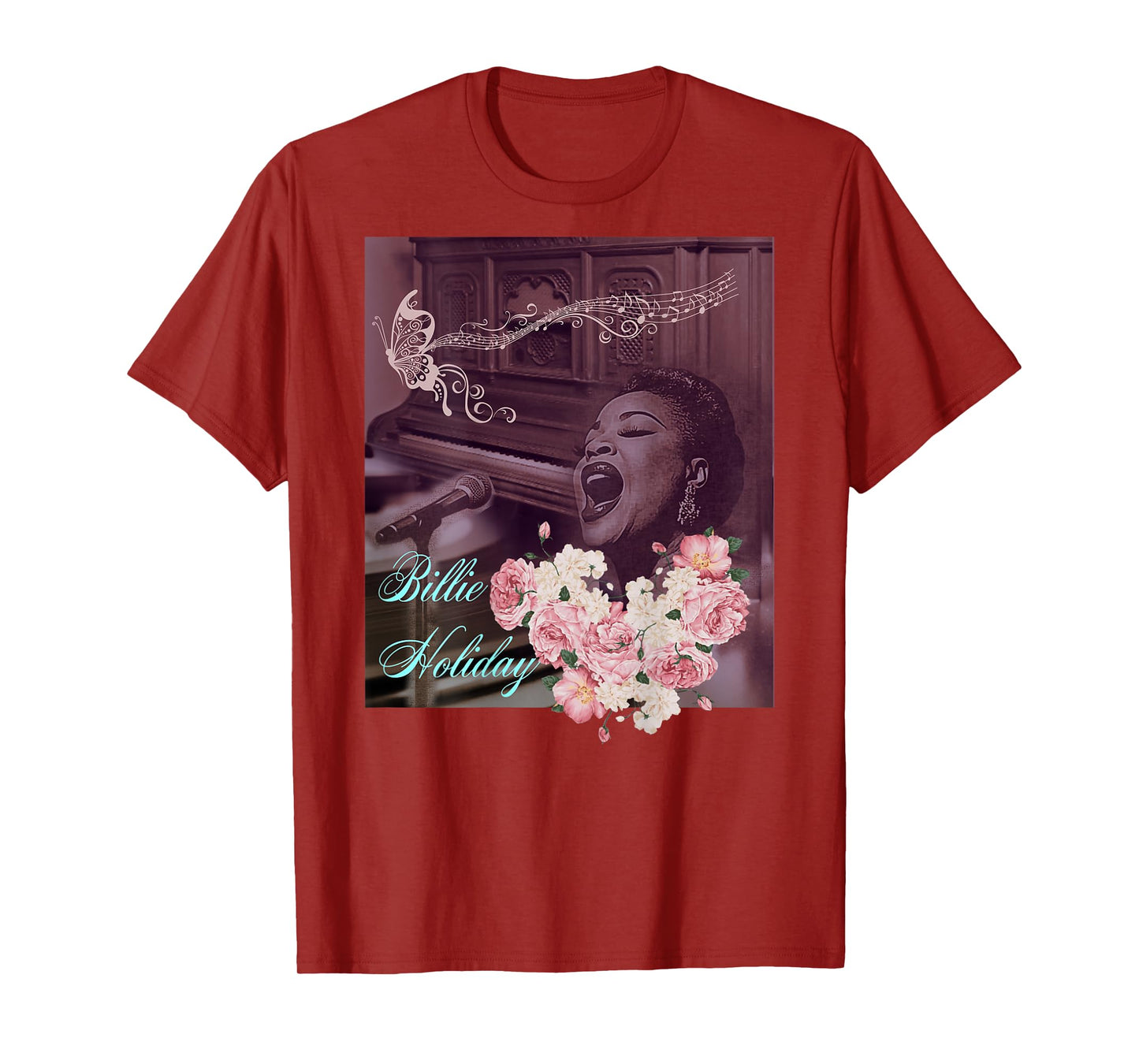 Billie Holiday_005_Back Printed T-Shirt