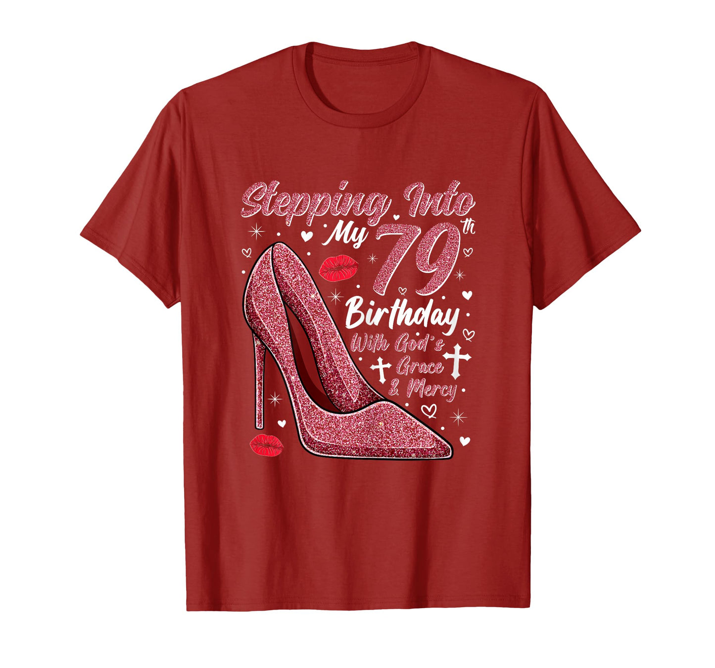 Stepping Into My 79th Birthday Ladies 79 Year Old T-Shirt