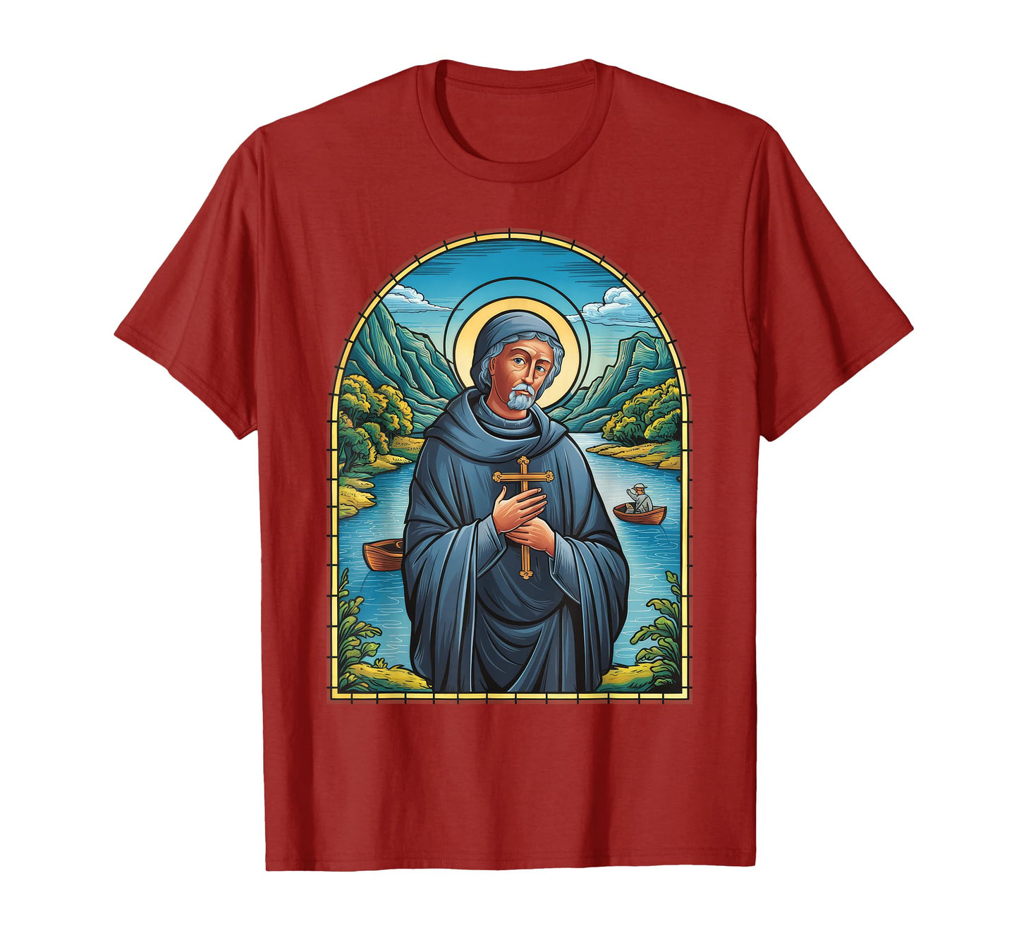 St Martin de Porres Catholic Church Black Saints Peru Cross T-Shirt