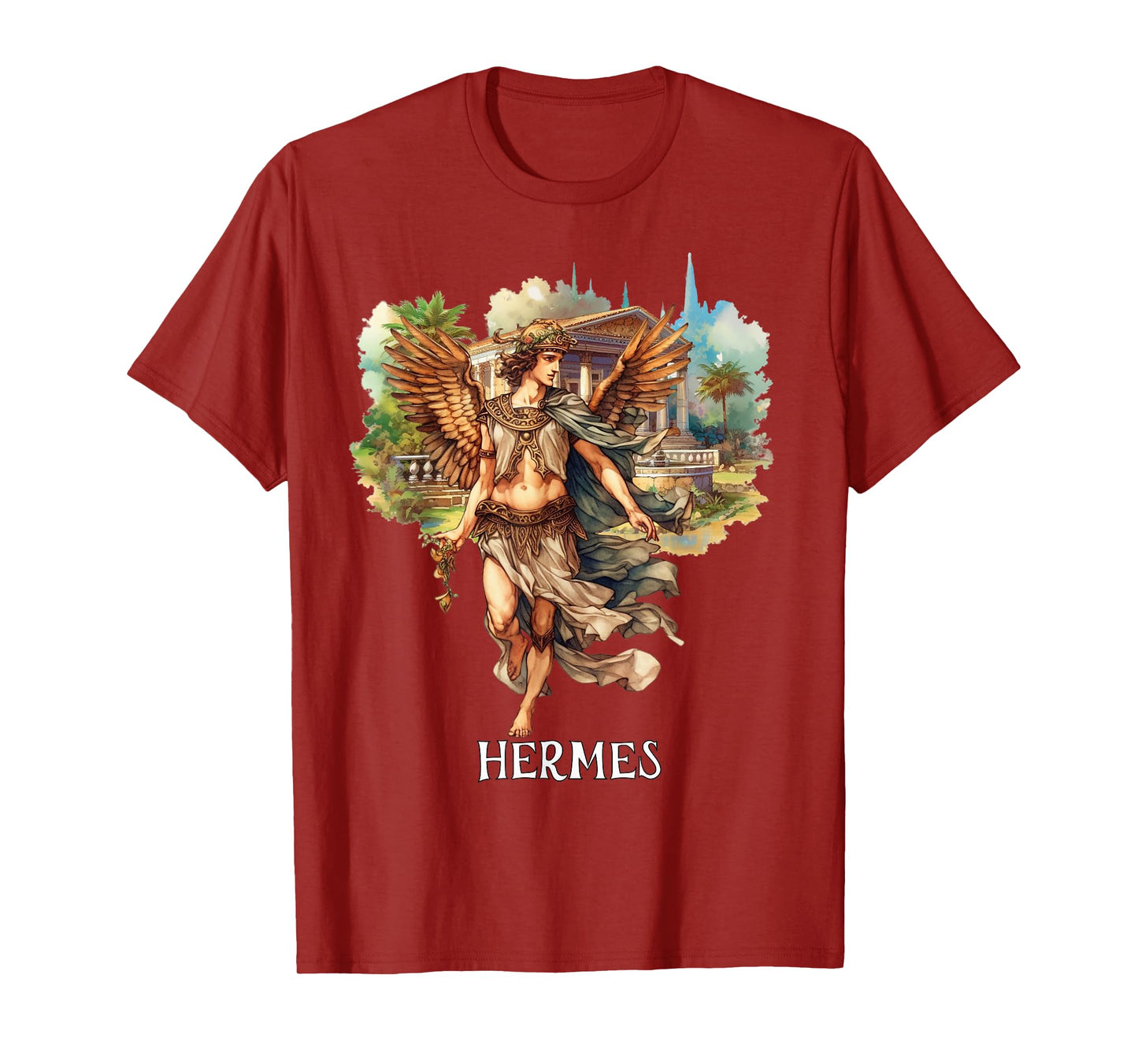 Hermes Greek God of Travel, Commerce Communication, Olympian T-Shirt
