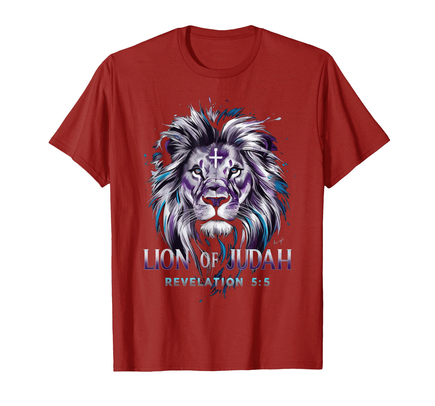 Jesus Lion of Judah Christian Faith for Men and Women T-Shirt