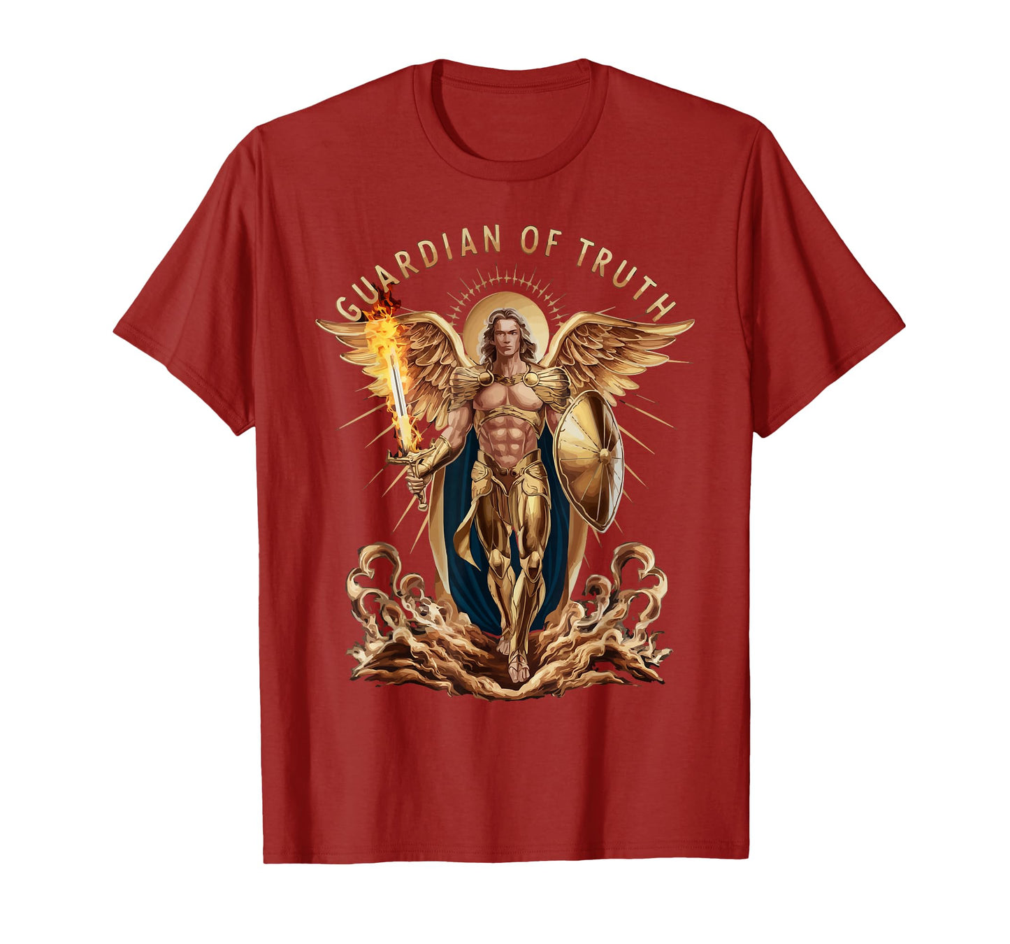 Archangel Michael Catholic Christianity Guardian Angel T-Shirt
