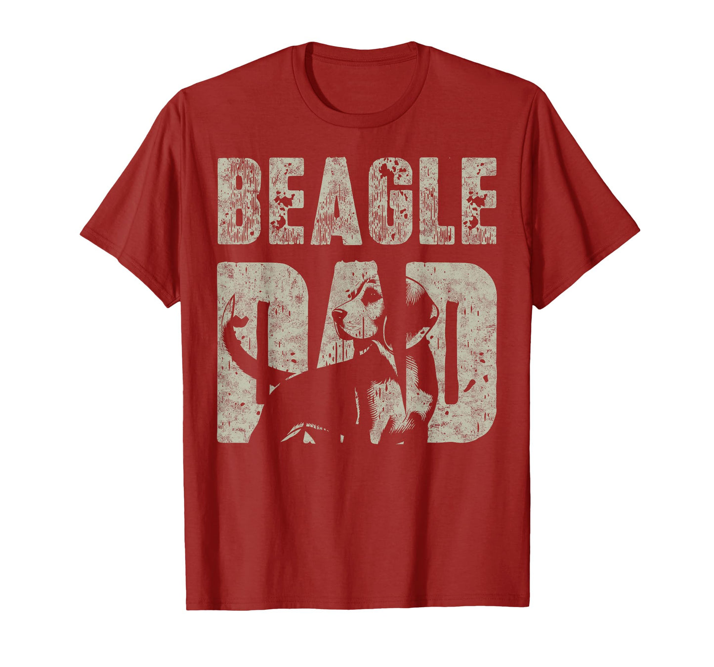 Beagle Dad Vintage Father's Day Grandpa Dog Lover Dog Dad T-Shirt for Men Women