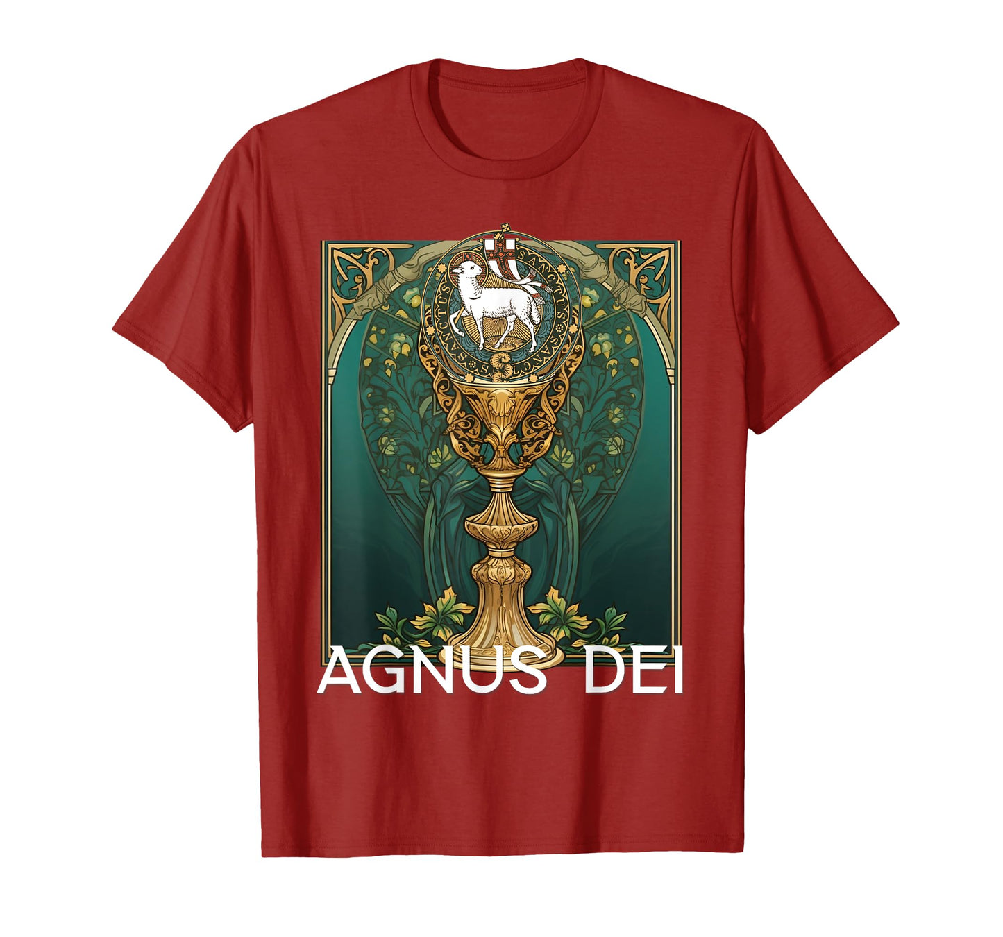 Agnus Dei Sanctus Traditional Latin Mass Catholic T-Shirt