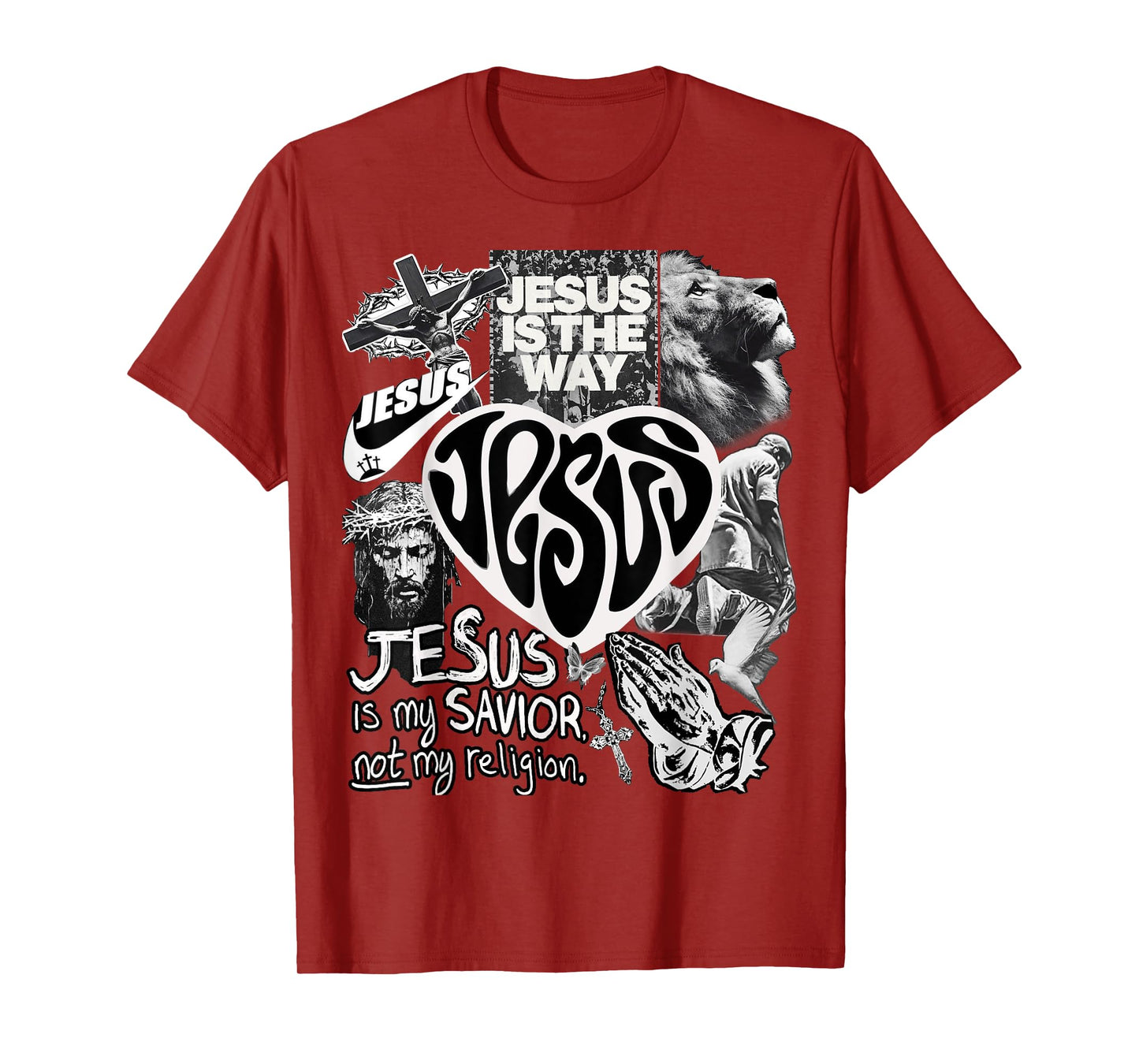 Jesus is The Way Christian Bible Verse God Faith Mens Womens T-Shirt