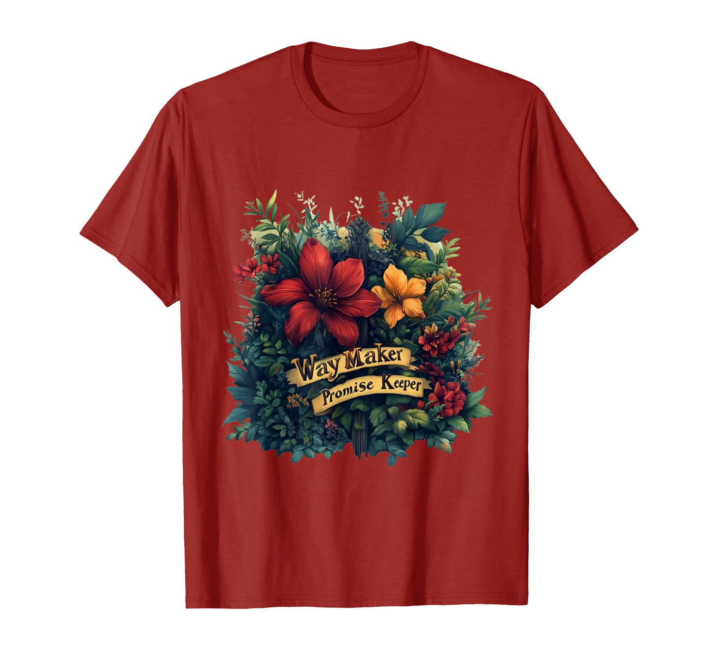 Way Maker Promise Keeper Miracle Worker Waymaker Christian T-Shirt