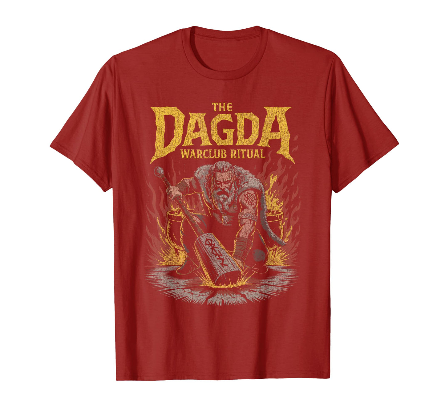 The Dagda Celtic God of Strength Magic and Warclub T-Shirt
