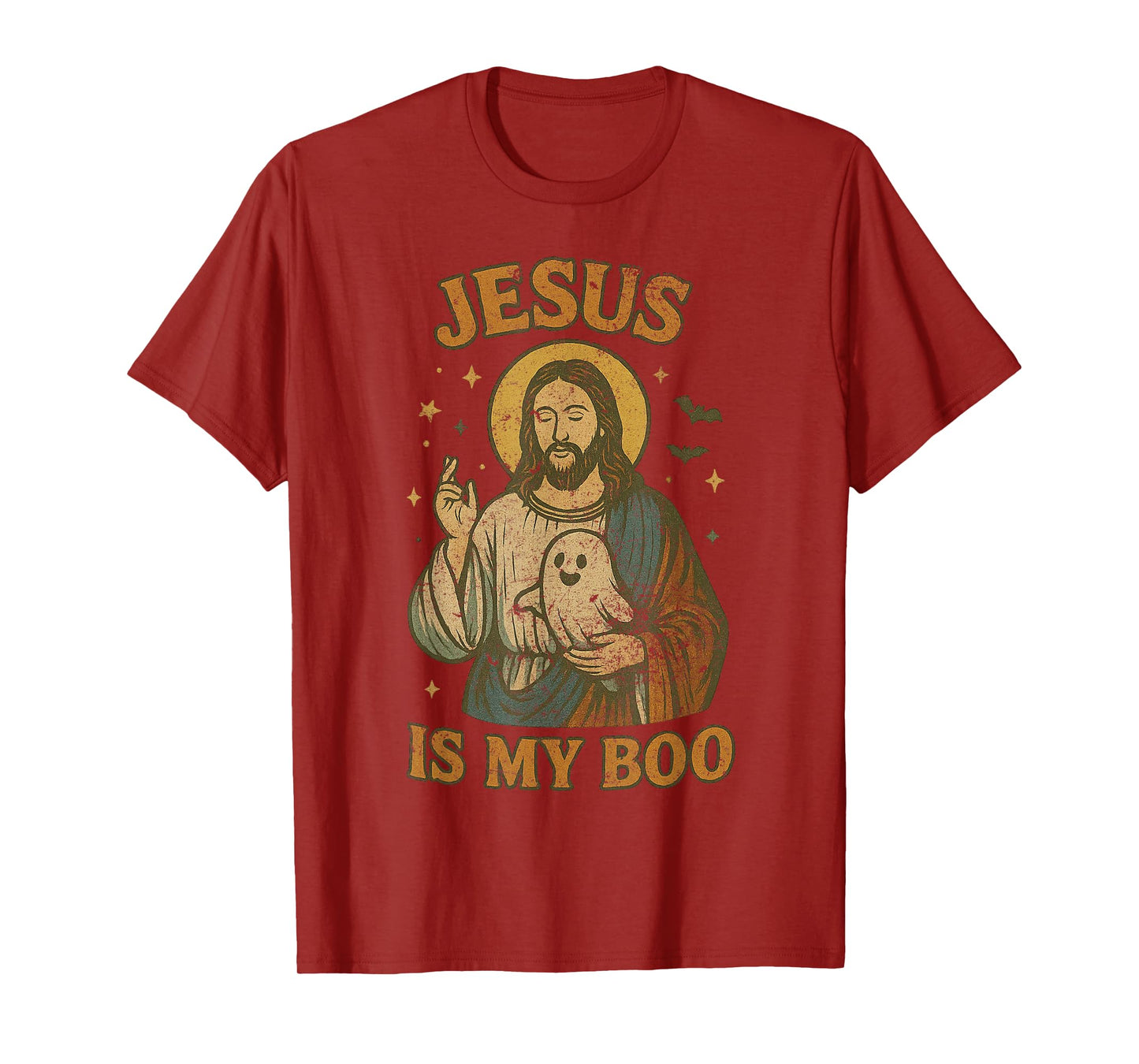 Jesus is My Boo Funny Christian Vintage Halloween 90's Retro T-Shirt