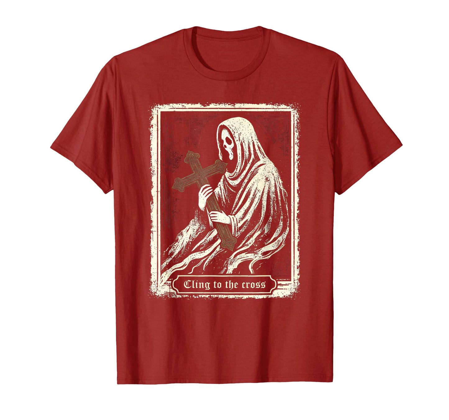 Christian Halloween Cling to The Cross T-Shirt