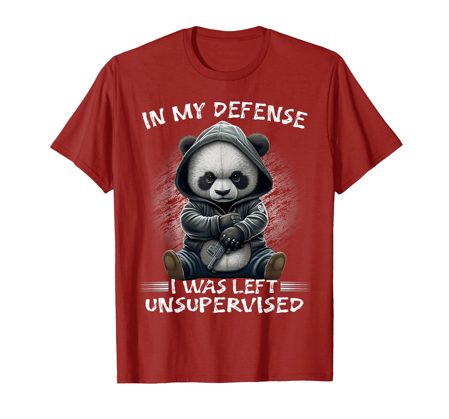 In My Defense I Was Left Unsupervised Funny Sarcastic Quote T-Shirt