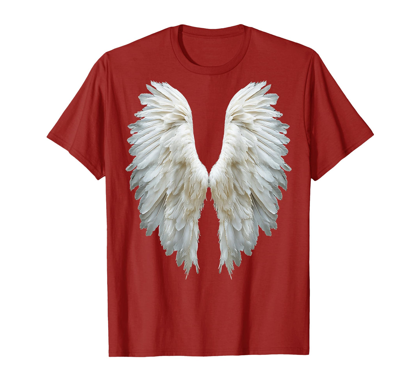 Angel Wings On Back Of A T-Shirt