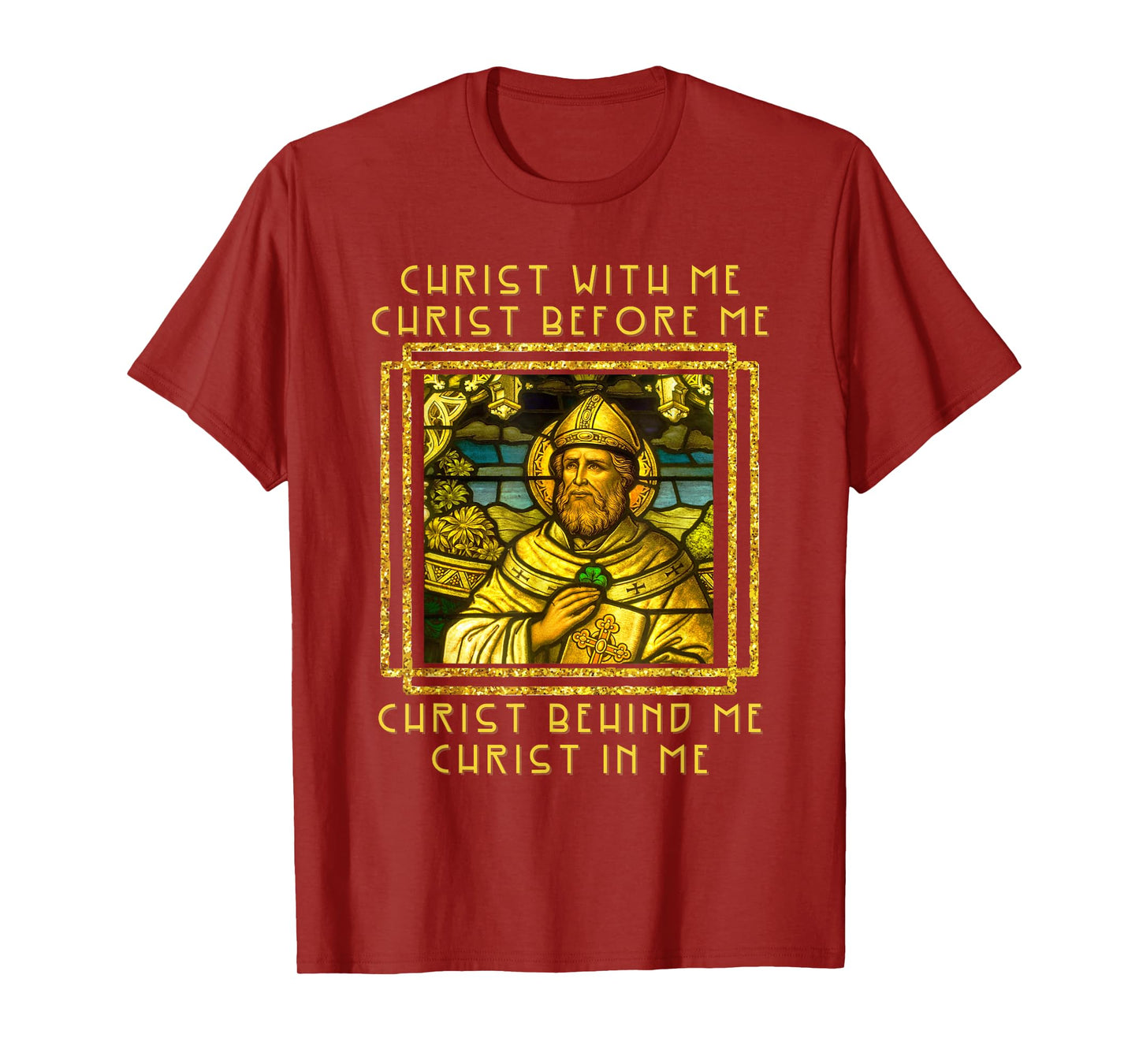 Saint Patrick Of Ireland Prayer Breastplate Irish Catholic T-Shirt