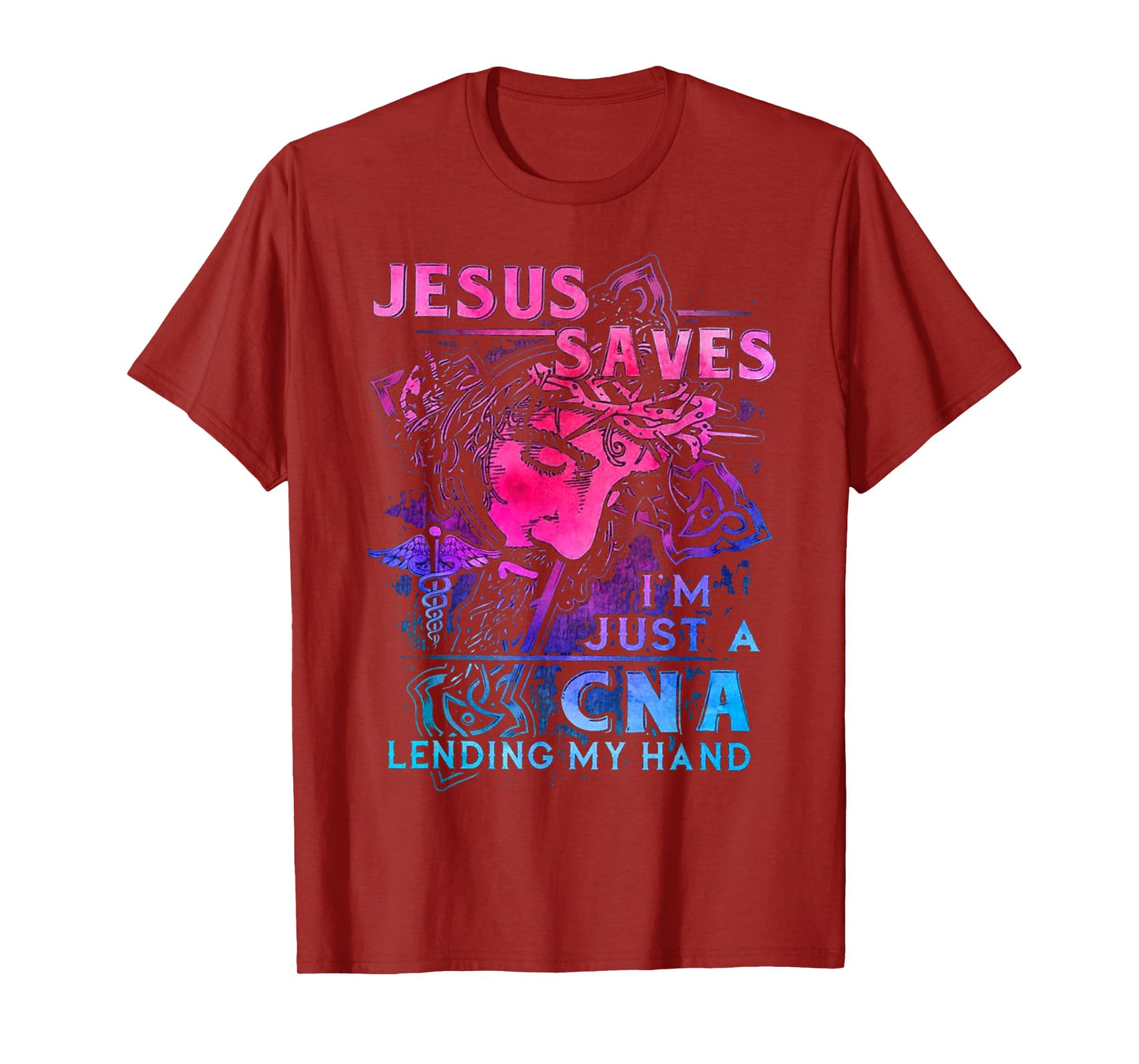 Jesus Saves I'm Just A CNA Lending My Hand T-Shirt