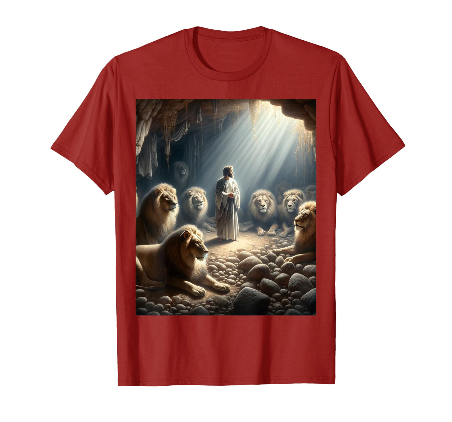Daniel in the Lions Den Christian Faith God’s Miracles T-Shirt