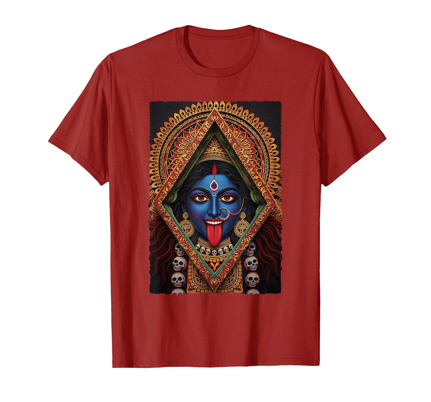Maa Kali Fierce Divine Feminine Minimal Retro Poster Art T-Shirt