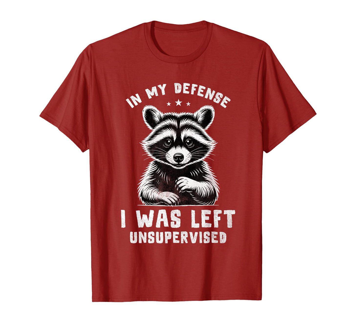Vintage in My Defense I was Left Unsupervised Funny Sayings T-Shirt