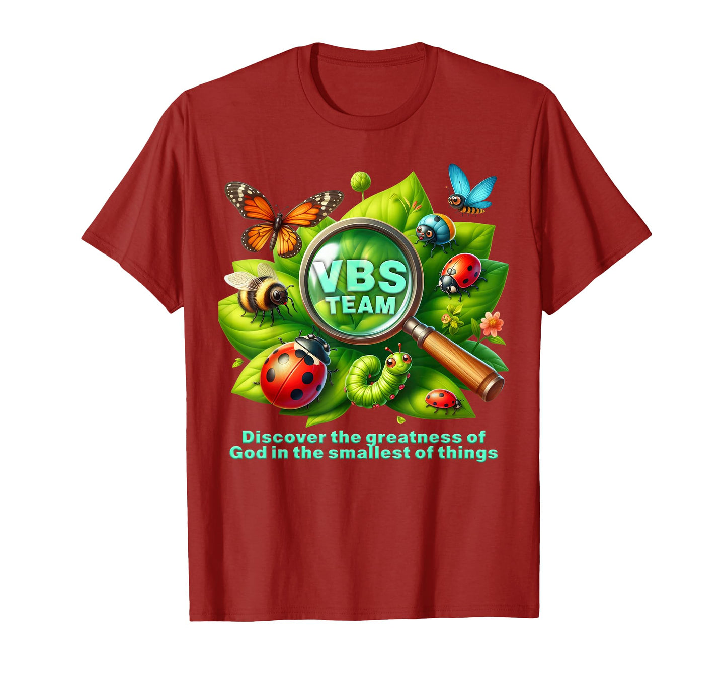 VBS 2025 Magnified VBS Vacation Bible School Christian Camp T-Shirt