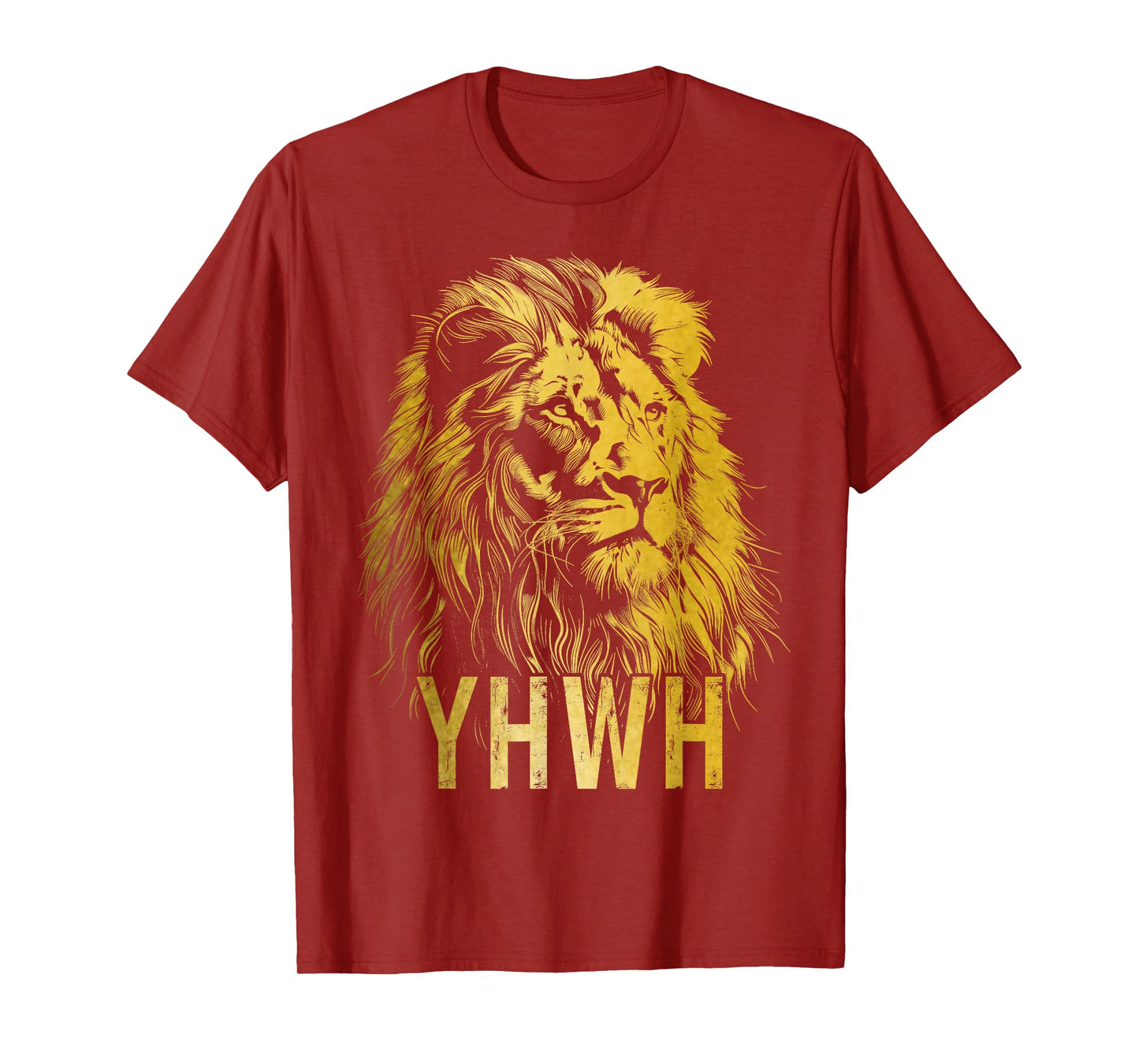 YHWH Hebrew Israelite Lion Of Judah Tribe Jew Jewish Yahweh T-Shirt