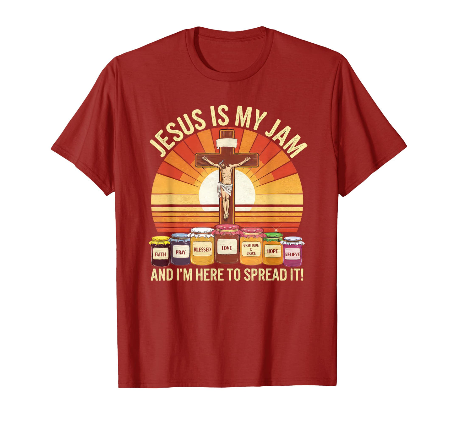 Jesus is My Jam Tshirt Men Women Christian Bible Verse T-Shirt