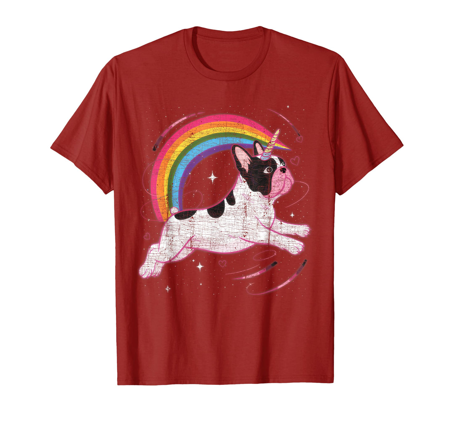 Retro French Bulldog T-Shirt for Men Women Kids