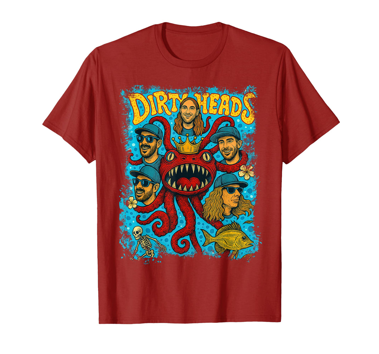 Vintage Dirty Heads in retro Funny style T-Shirt