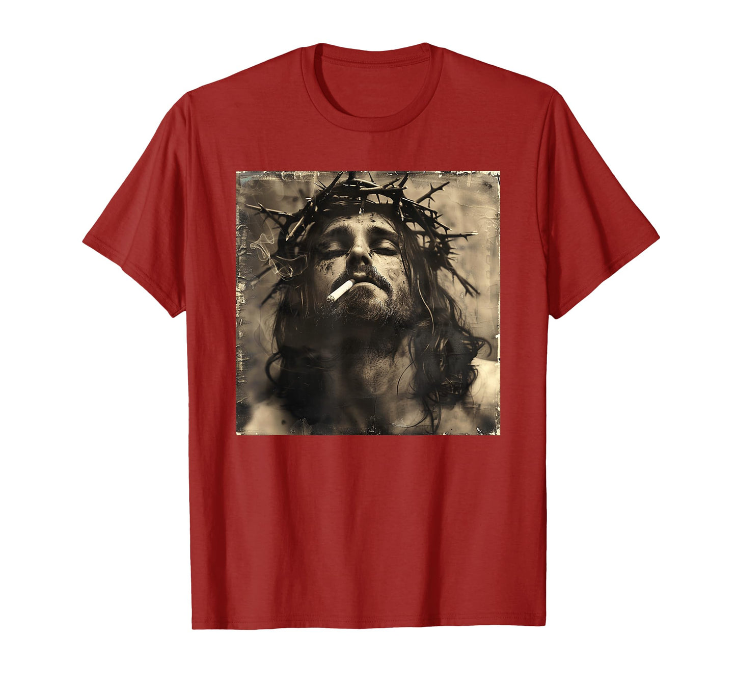 Cooler Jesus Christ Smokes, Resistance, Rebellious Jesus T-Shirt